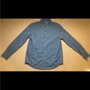 Polo by Ralph Lauren Long Sleeve Casual Button Down: Plaid, Classic Fit XL 18-20